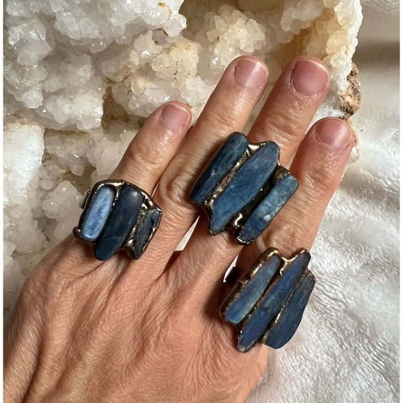 Kyanite Reiki Atttuneme Ring - Picture 2 of 9